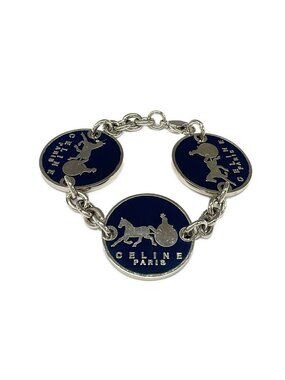 Celine Bracelet Navy Saluki